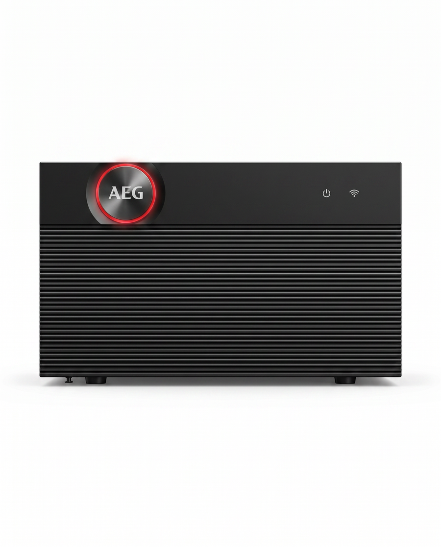 AEG Solarcube AS-BBL08 Plug-in-Hausbatterie 6,0 kWh – Frontansicht